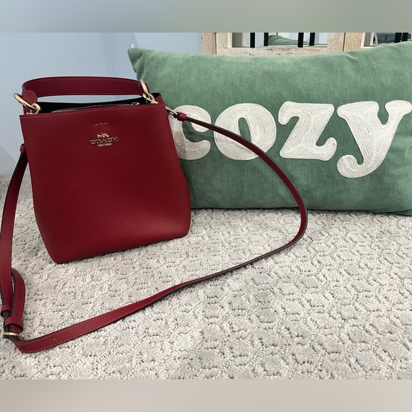 Coach Bucket Bag, Red - Picture 2 of 2